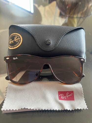 Customer photo review of Lentes De Sol Rb Blaze Wayfare Rb4440n Carey Café