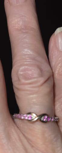 Customer photo review of I Loved You Before I Knew You Infinity Ring