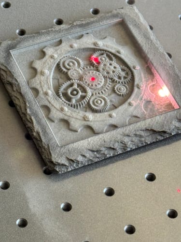 Customer photo review of Monport GA 60W Upgraded Integrated MOPA Fiber Laser Engraver & Marking Machine with Auto Focus