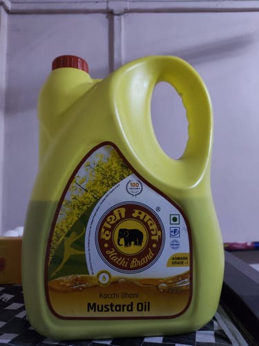 Customer photo review of Elephant Brand Hathi Marka Kacchi Ghani Mustard Oil