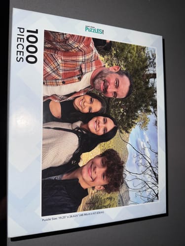 Customer photo review of 1000 Piece Custom Puzzle | Personalized Custom 1000 Piece Puzzle