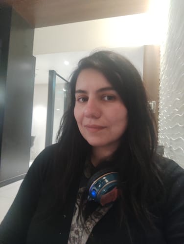 Reseña con foto de un cliente sobre Polvo de Índigo
