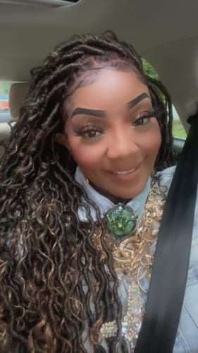 Customer photo review of Destressed Locs Wig "Swiss Full Lace" (Ready to ship)