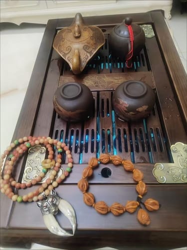 Customer photo review of Fire Style Wood Gongfu Tea Tray