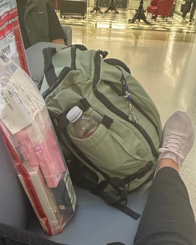 Customer photo review of Blast Quick Access 28L-38L Carry On Travel Backpack