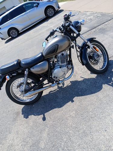 Customer photo review of Suzuki TU250 Muffler Kit