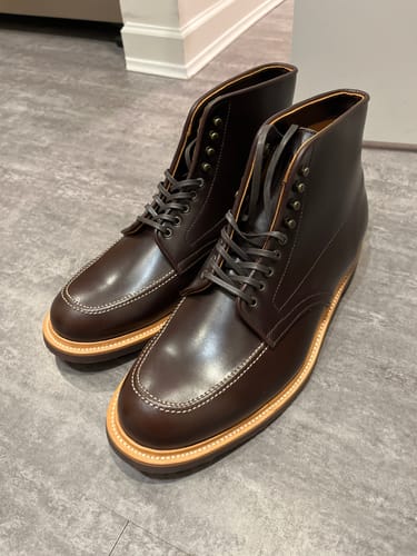 Customer photo review of Indiana Jones MocToe Boot -luosjiet®boots - Brown TeaCore OTA Cowhide