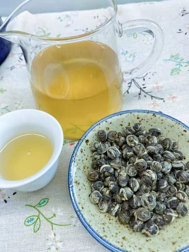 Customer photo review of Jasmine Oolong Tea - COLORFULTEA