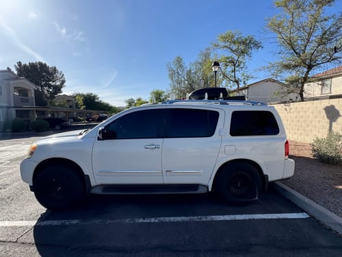 Customer photo review of 2004-2015 Nissan Armada 4WD Rear Air Suspension Conversion Kit (NA1RB)