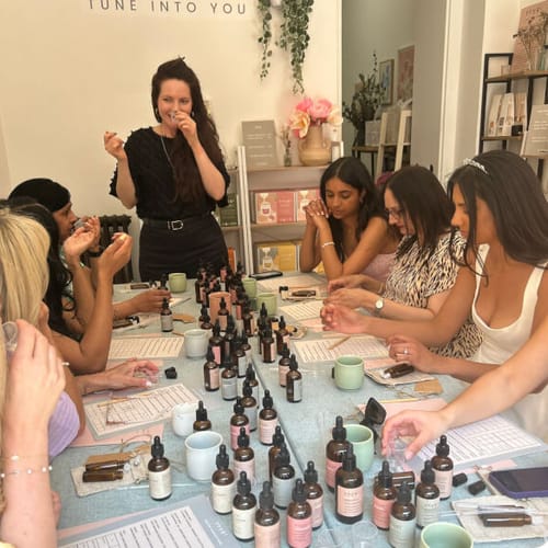 Customer photo review of Natural Perfume & Scent Creation Workshop, SHOREDITCH LONDON - £55