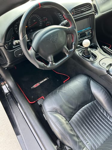 Customer photo review of Genuine Carbon Fiber Steering Wheel For C5 Corvette 1997-2004