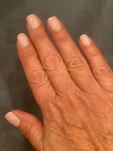 Kundenbewertung mit Foto zu UV Gel: Rosé Teint