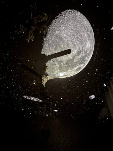 Customer photo review of POCOCO Galaxy Star Projector Replaceable Optical Film Discs, Home Planetarium Night Light Projecto Perfect Gift