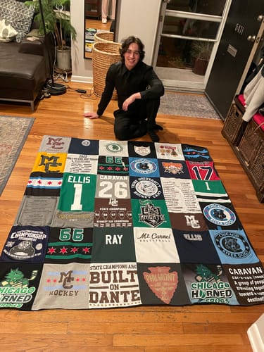 Customer photo review of T Shirt Quilt by Project Repat