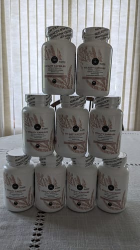 Customer photo review of Extra Strength Vitality Capsules