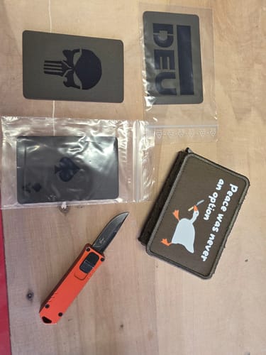 Customer photo review of Klettpatch 10 x 6.5cm - no peace