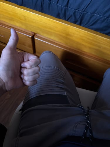 Customer photo review of MEN'S LEFTOUT MOTO JOGGERS