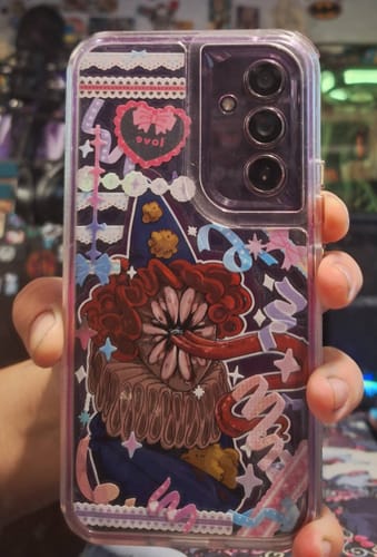 Customer photo review of Creepy Clown Sticker