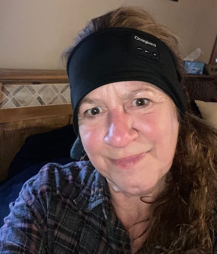 Customer photo review of CozyBand Wireless Headphones