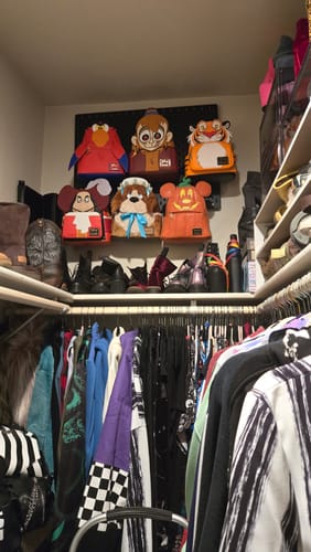 Customer photo review of Loungefly Disney Aladdin Iago Cosplay Backpack