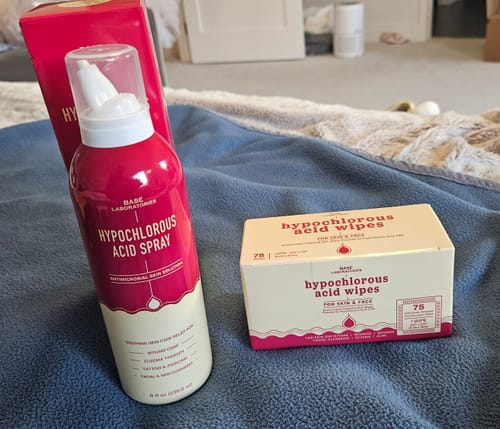 Customer photo review of HOCL Skin Healing Duo