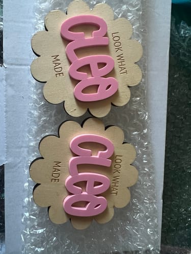 Customer photo review of Personalised Magnet