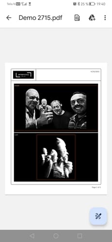 Customer photo review of Krystall kube 13x7x6 cm