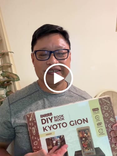 Customer video review of Kyoto Gion Book Nook Kit