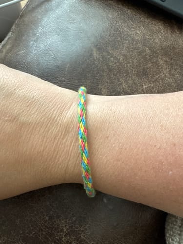 Customer photo review of Kumihimo Bracelet Kit