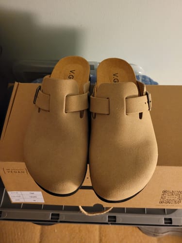 Customer photo review of Taro Comfort Soft Footbed Shoes