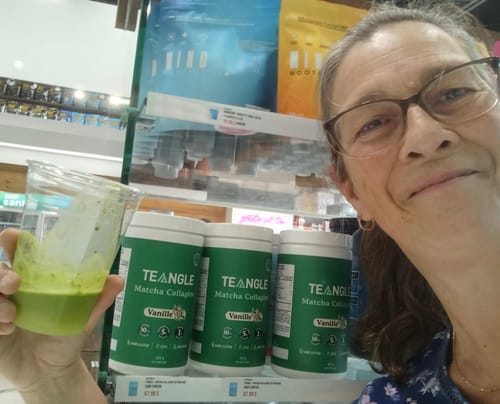 Customer photo review of Teangle - Matcha Collagène 333g - 411g