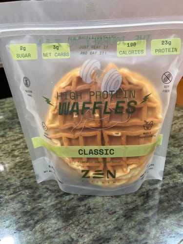 Customer photo review of Zen Protein Waffles - Classic