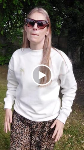 Customer video review of Varsity hoodie