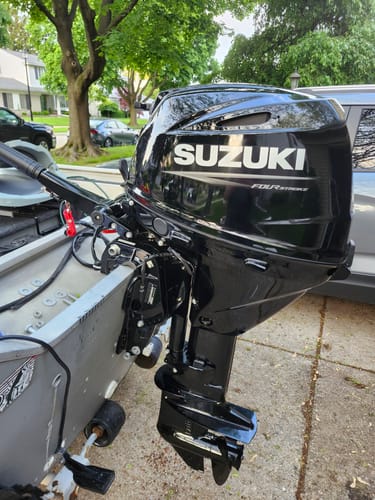 Customer photo review of Suzuki 30 HP Outboard Motor - Model DF30ATHL5