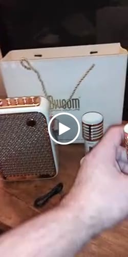 Customer video review of Divoom Songbird-HQ Portable Karaoke Bluetooth Speaker Gaming Desktop Setup