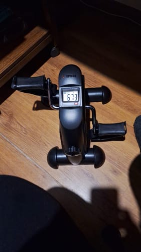 Customer photo review of Pedalera Ejercitador Con Monitor Lcd Xport Home Fitness Pro