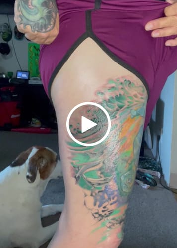 Customer video review of XL Signature Tattoo Numbing Cream