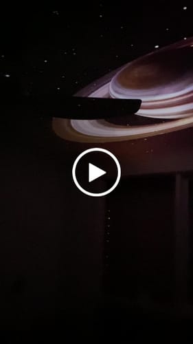 Customer video review of POCOCO Galaxy Star Projector Replaceable Optical Film Discs, Home Planetarium Night Light Projecto Perfect Gift