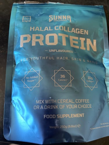 Customer photo review of Halal Collagen Protein