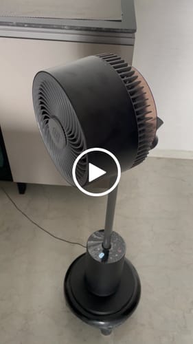 Customer video review of NUUK HALO | 3D Air Circulation Fan with Mood Lamp