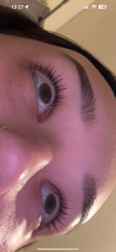 Customer photo review of Lash Growth Serum