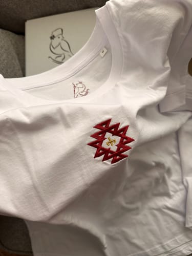 Росица П. review of Уголемена дамска тениска "Единство" image 1 out of 1