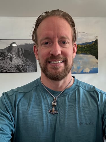 Customer photo review of Wrathbringer - Stainless Steel Mjolnir Necklace