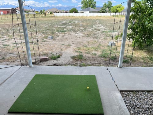 Customer photo review of almostPERFECT - 50 Ball Pack Practice Golf Balls