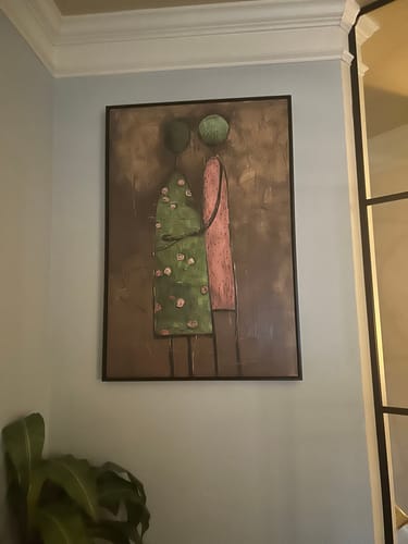 Customer photo review of People Canvas Art #PE105