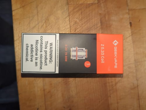 Customer photo review of Geekvape Z (Zeus) Mesh Replacement Coil (Pack of 5)