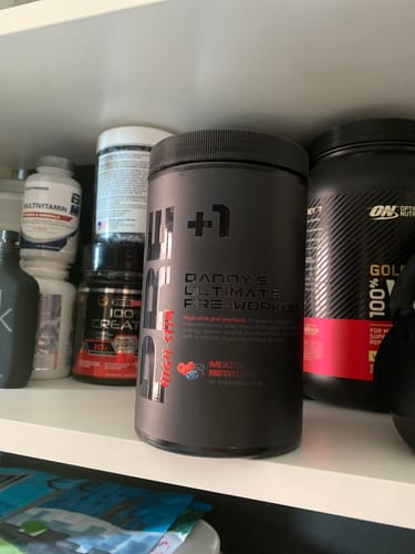 Customer photo review of +1© Danny's Ultimate Pre Workout High-stim (520g)