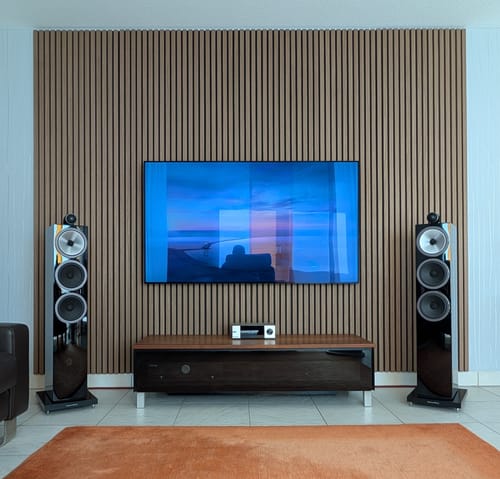 Customer photo review of Akustikpaneele Endleiste Mokka - 240 cm - Abschlussleiste