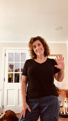 Customer photo review of Semaglutide Weight Loss Program Three Months