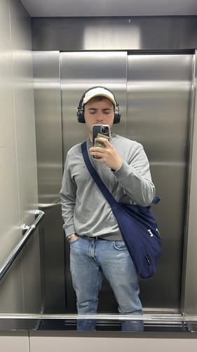Customer photo review of Navy Blue TØTE Bag